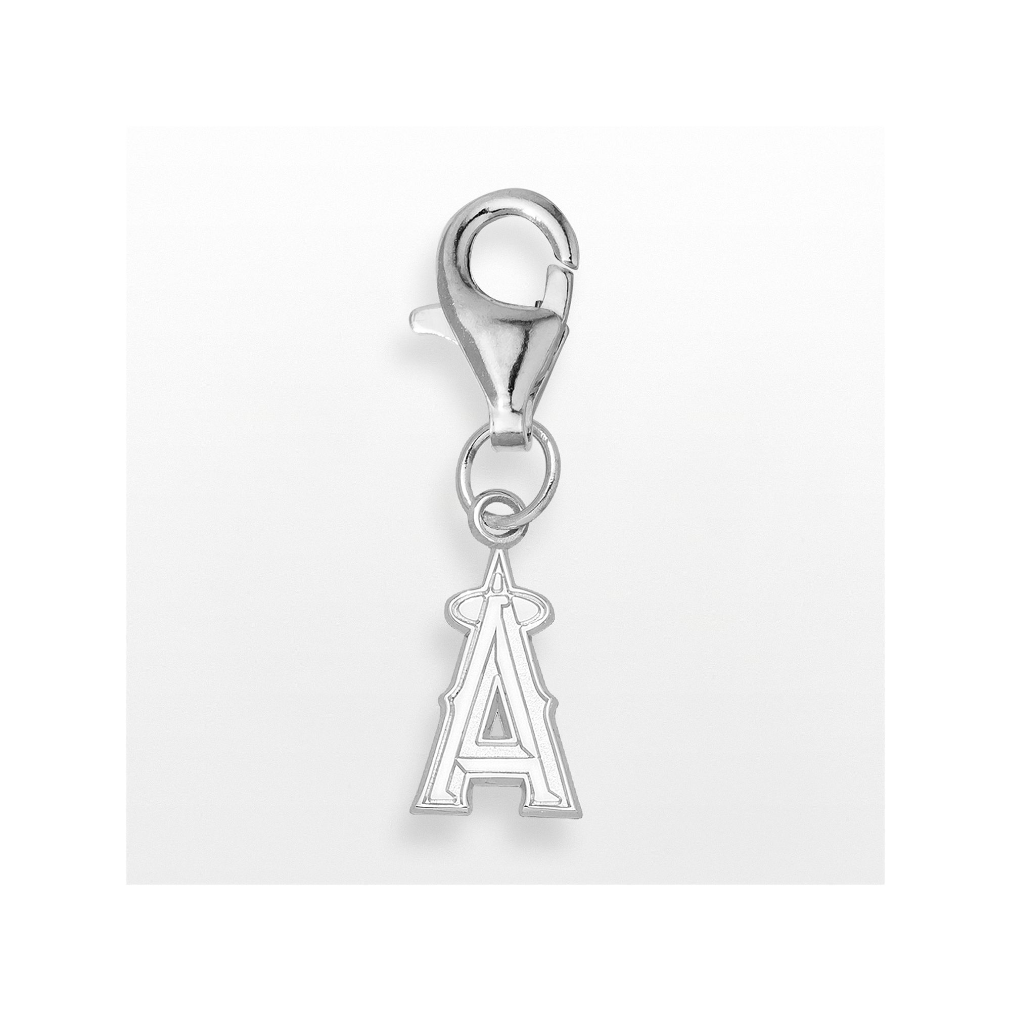 Los Angeles Angels of Anaheim Sterling Silver Logo Charm, Womens