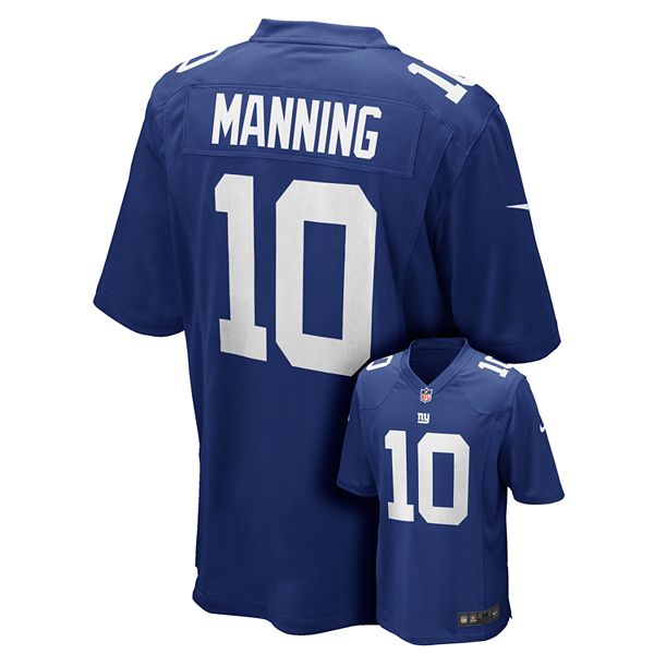 Men's Nike New York Giants Eli Manning Game NFL Replica Jersey
