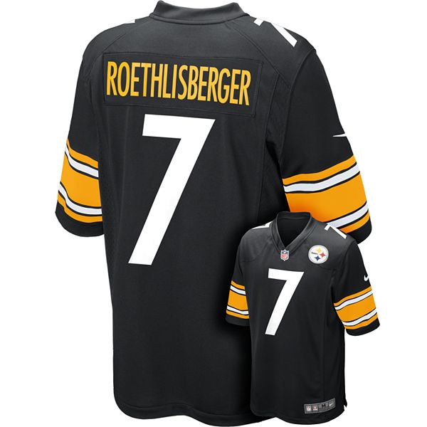 Men's Nike Pittsburgh Steelers Ben Roethlisberger Game NFL Replica Jersey - Men
