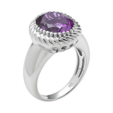 Sterling Silver Amethyst Ring