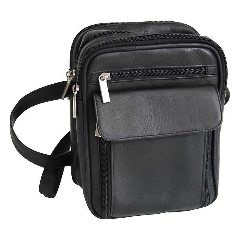 Royce Leather Vaquetta Bag, Black