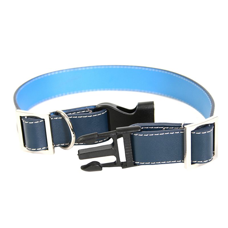 92859341 Royce Leather Small / Medium Dog Collar, Blue sku 92859341