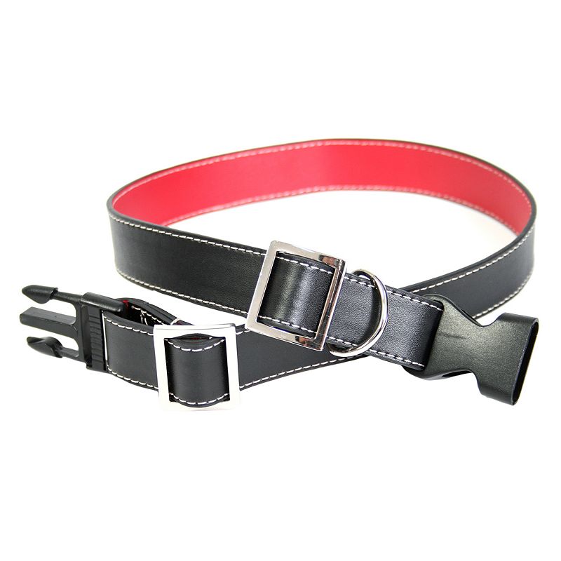 92859443 Royce Leather Large / Extra Large Dog Collar, Red sku 92859443