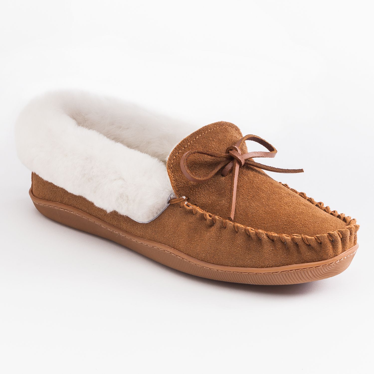 shearling moccasins