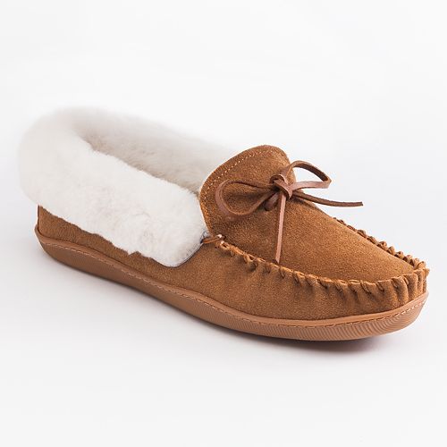 SONOMA Goods for Life® Suede & Shearling Moccasins - Women
