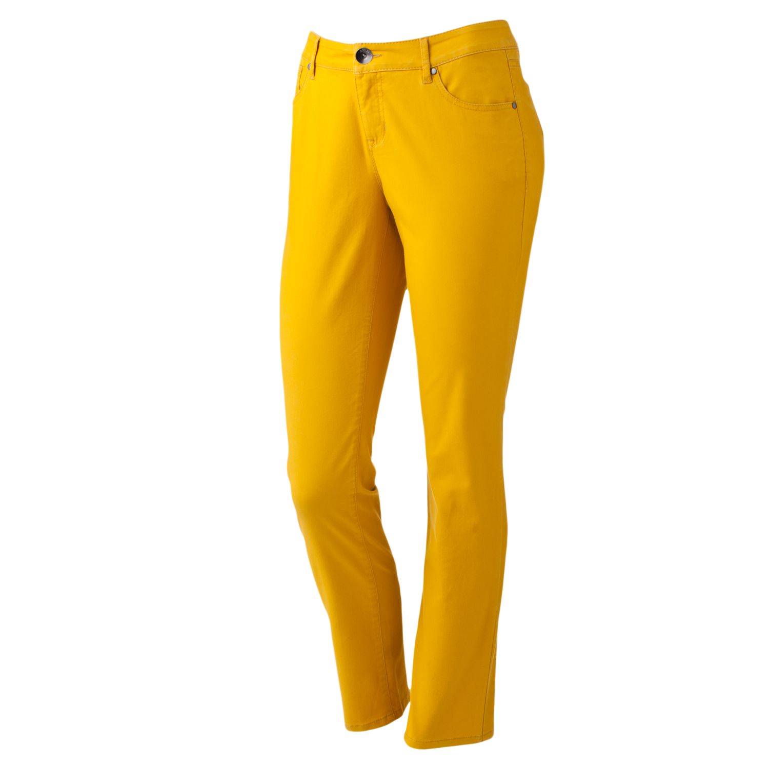 kohls womens colored jeans