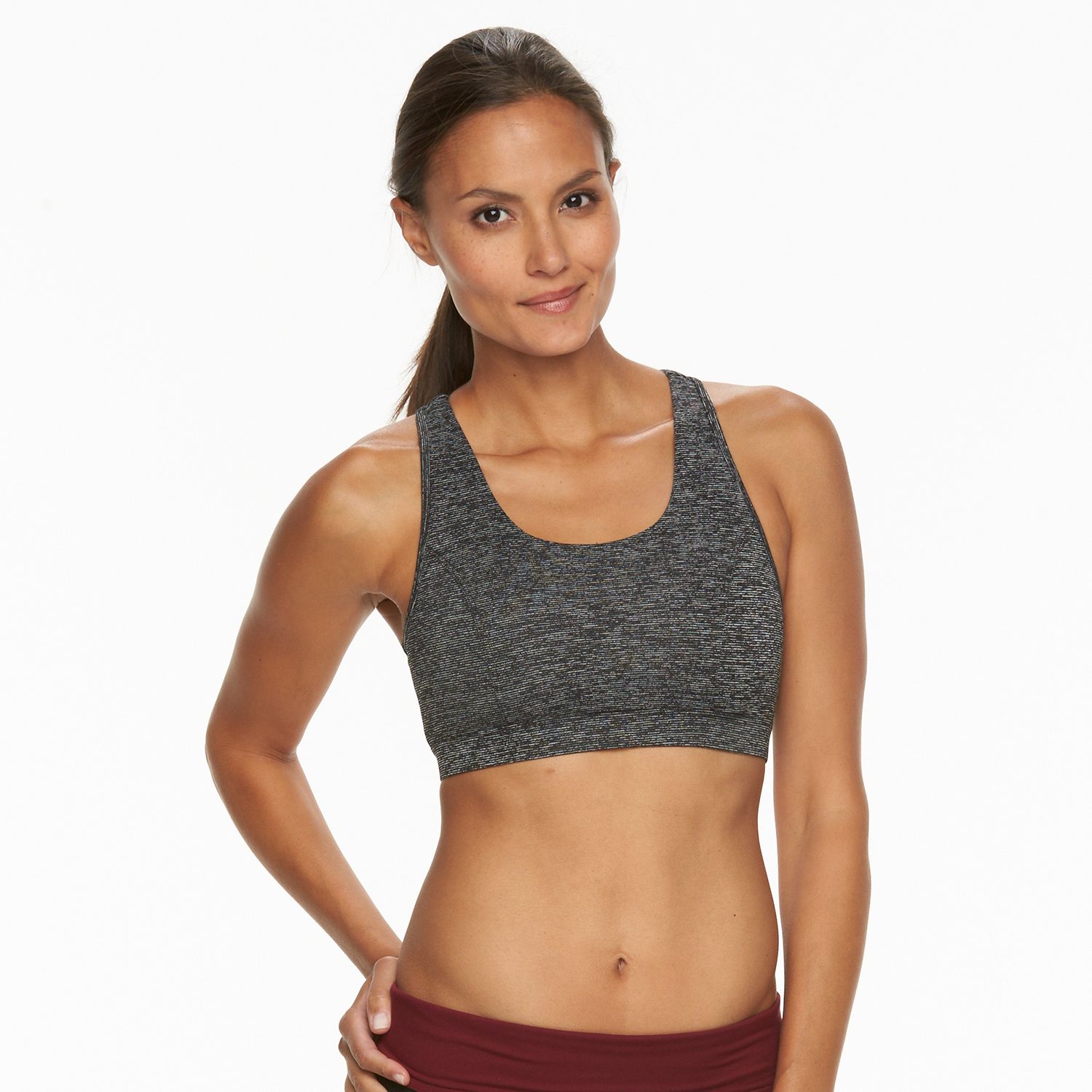 tek gear sports bra medium support