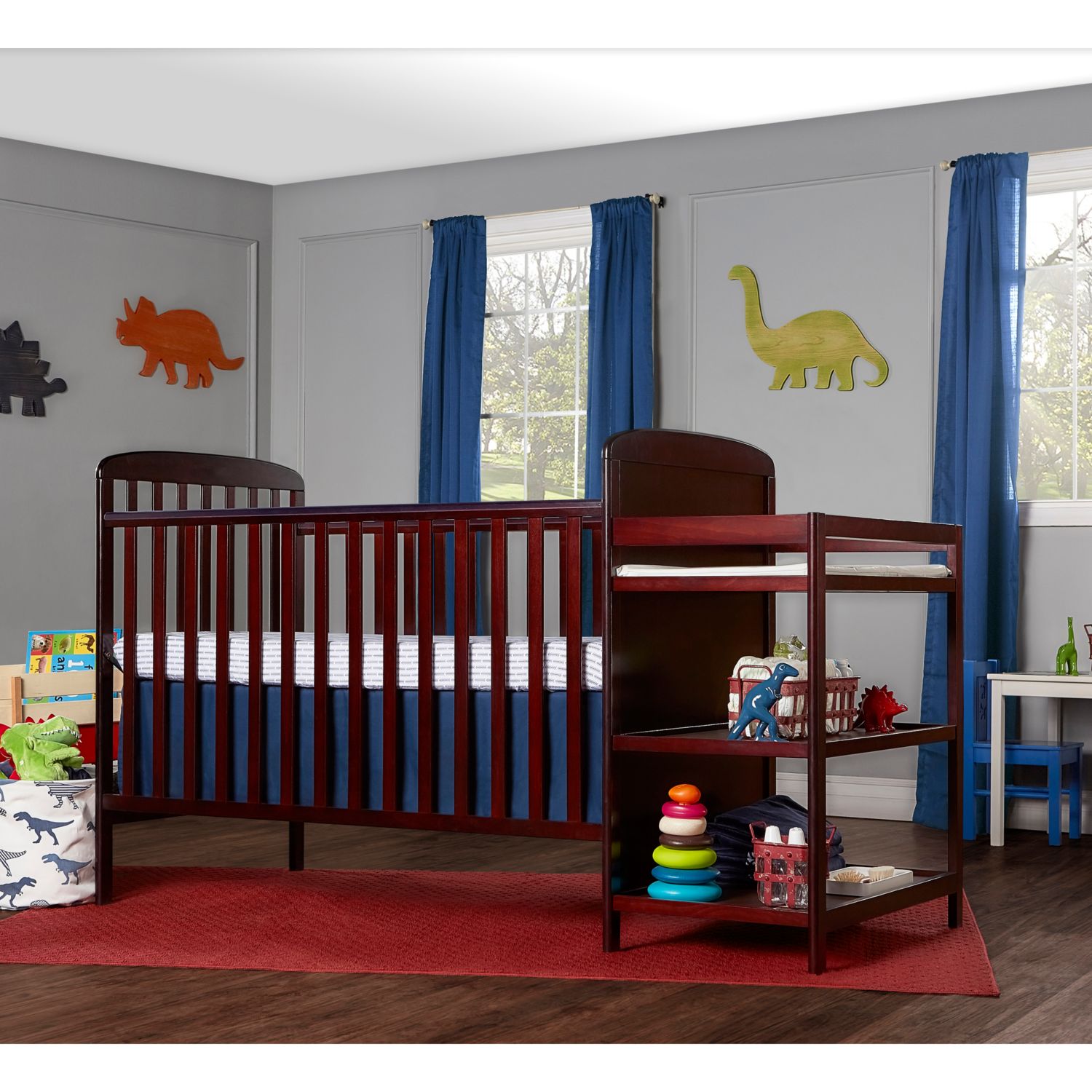 dream on me crib and changing table