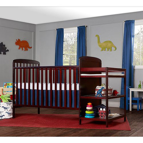 Dream On Me 4-in-1 Crib & Changing Table Set