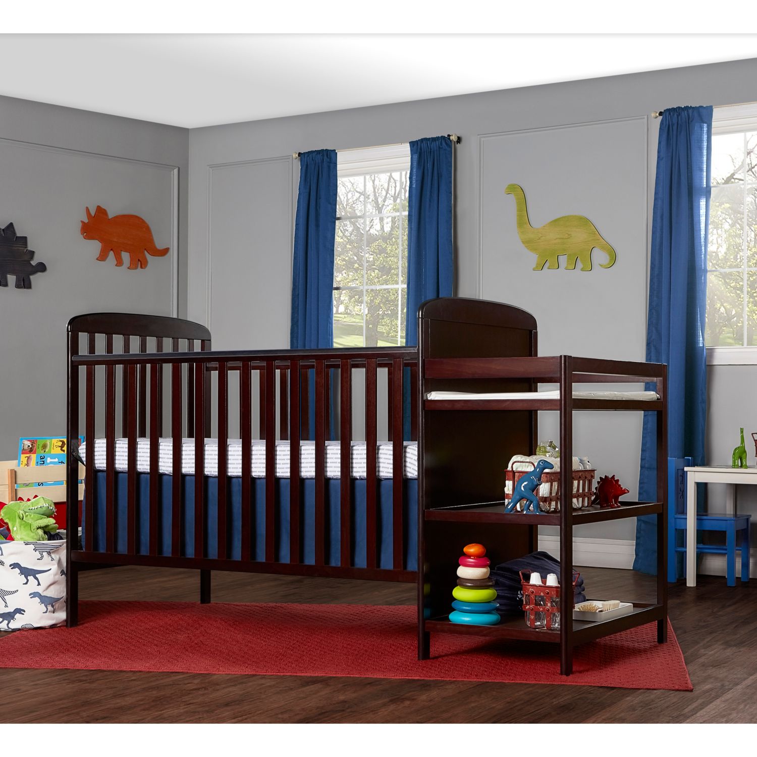 dream on me crib and changing table