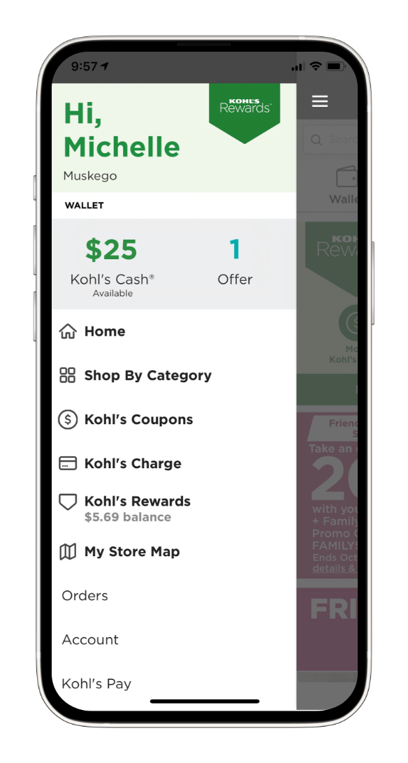 Kohl's App for iPhone, iPad & Android