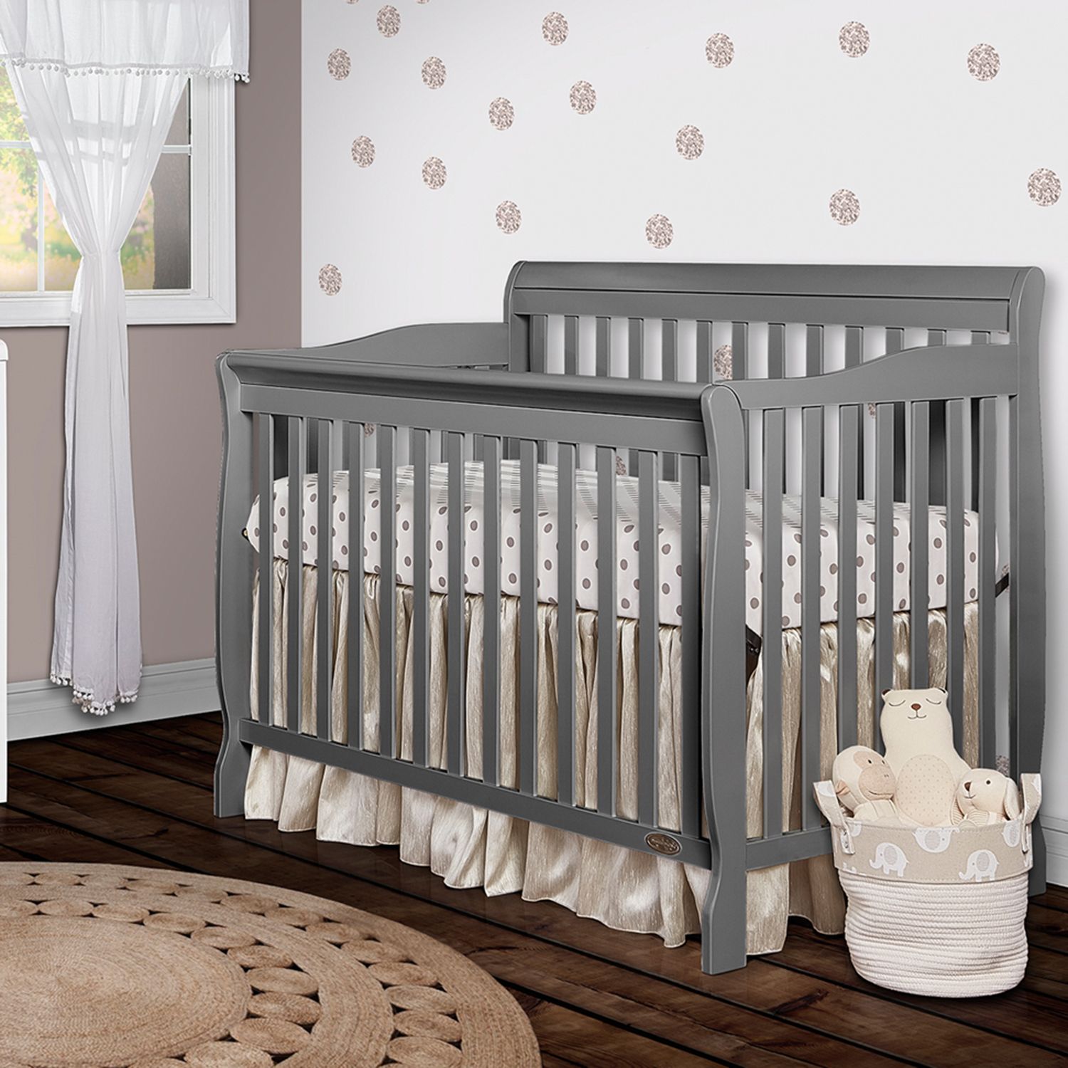 ashton 5 in 1 convertible crib