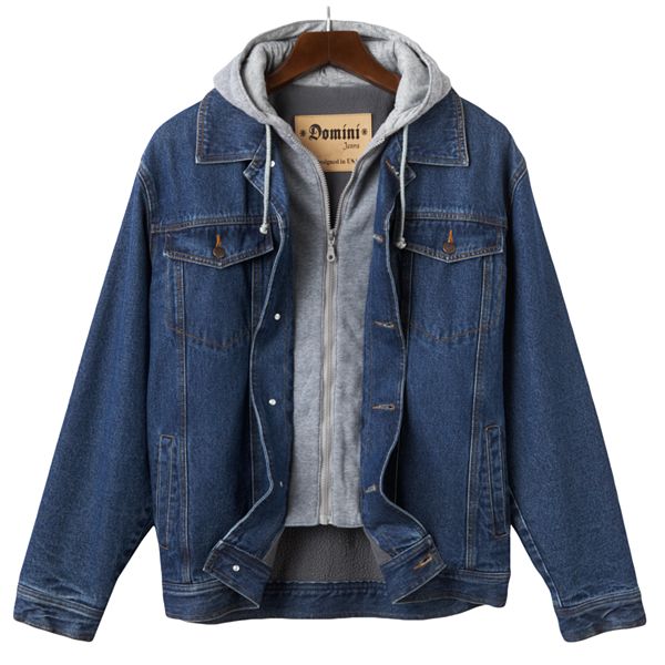 Men's Domini Hooded Denim Jackets