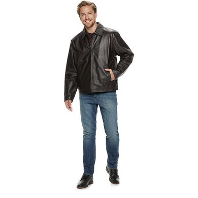 Men's Vintage Leather Black Split Napa Leather Jacket
