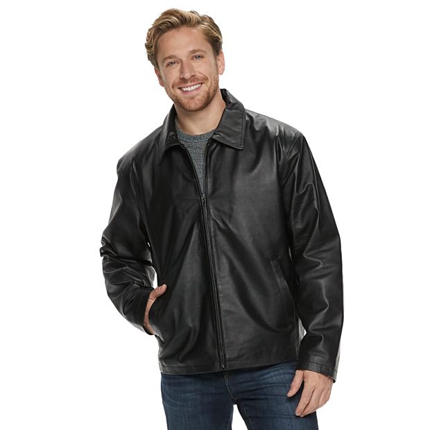 Fashionable leather jacket with shoulder pads For Comfort And