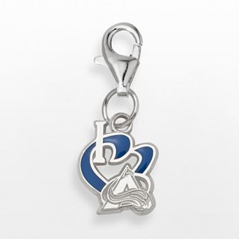 LogoArt Colorado Avalanche Sterling Silver Logo Charm