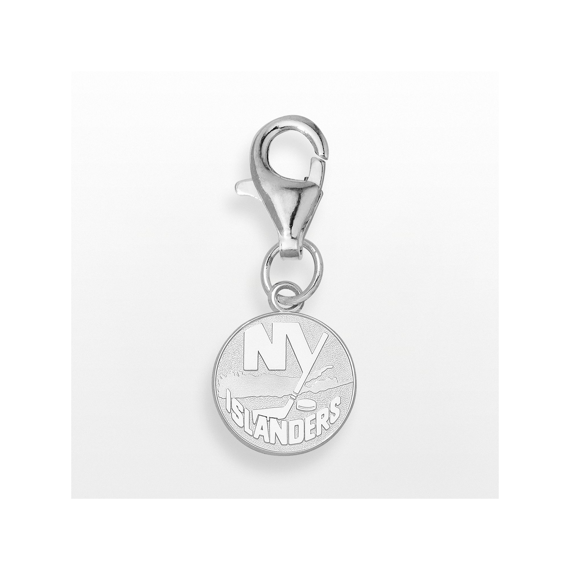 LogoArt New York Islanders Sterling Silver Logo Charm, Womens