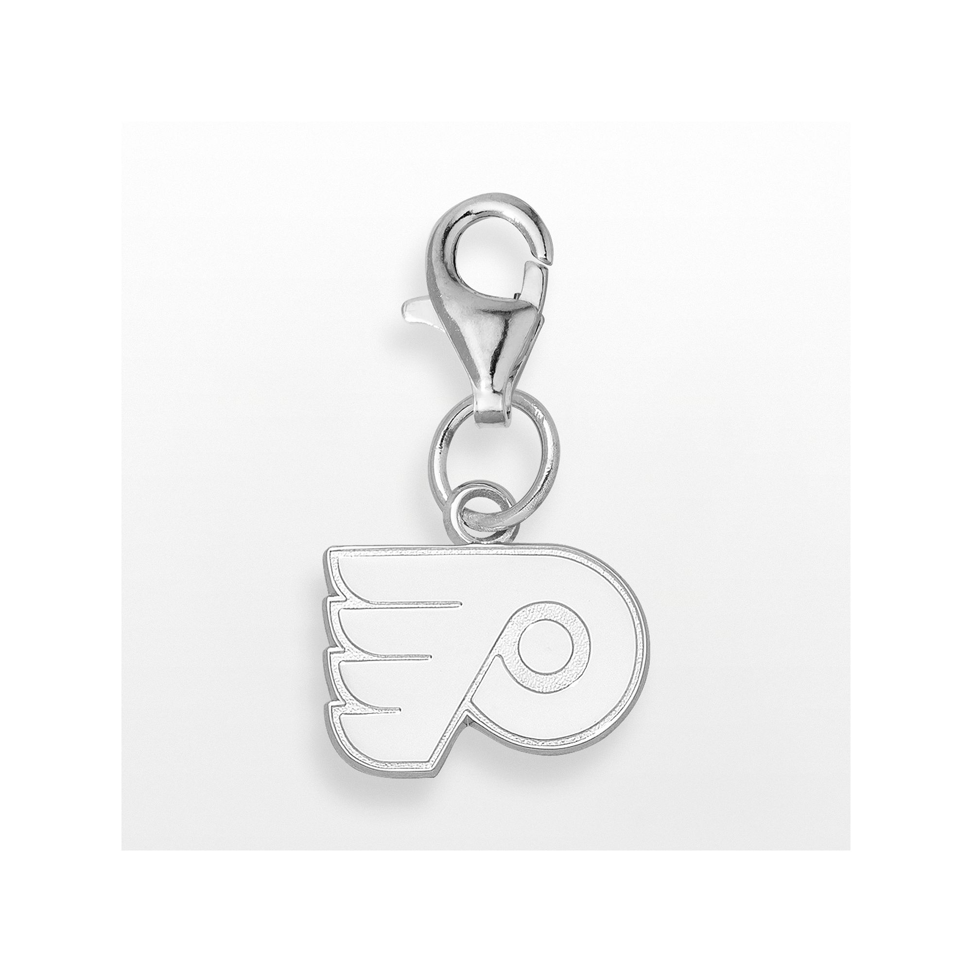 LogoArt Philadelphia Flyers Sterling Silver Logo Charm, Womens