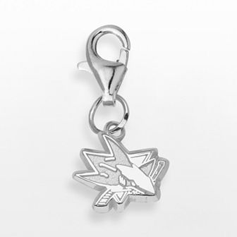 LogoArt San Jose Sharks Sterling Silver Logo Charm