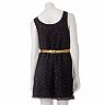 Juniors' Candie's® Openwork Sequin Dress