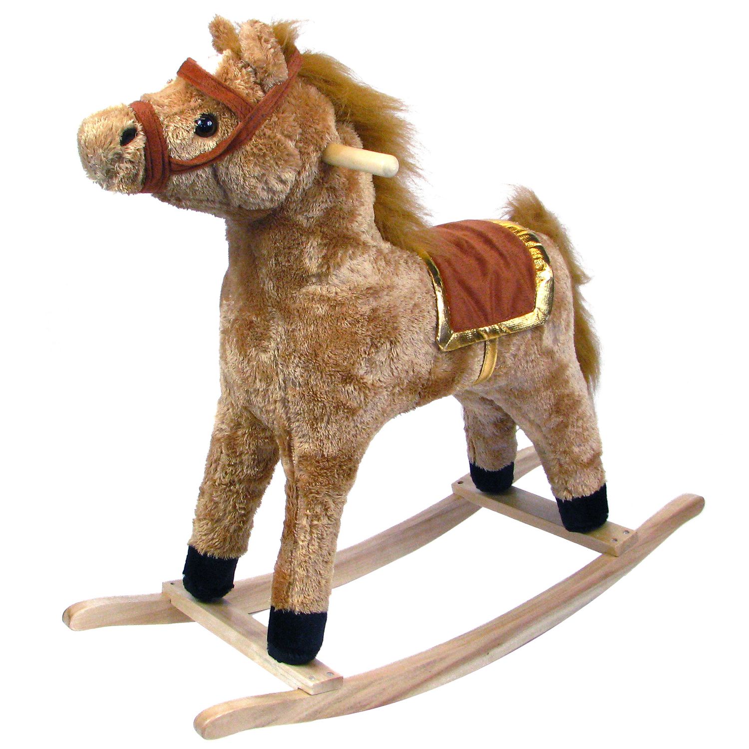 melissa and doug plush rocking horse