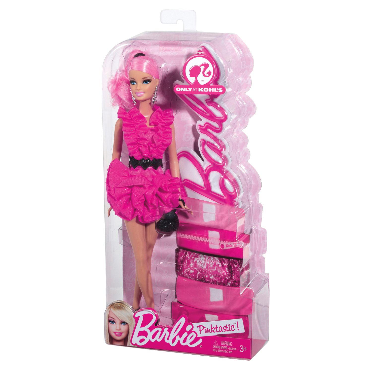 barbie pinktastic horse & dolls