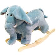 happy trails elephant plush rocking animal