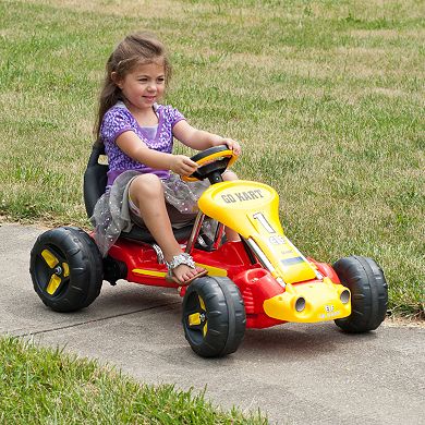 Lil' Rider Red Racer Go-Kart Ride-On
