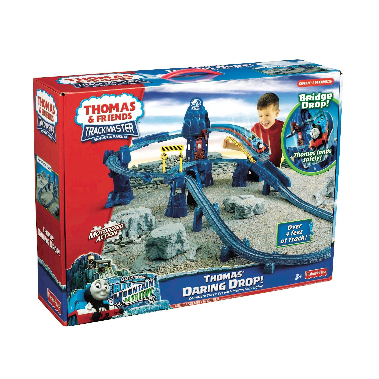 thomas & friends trackmaster blue mountain track bucket