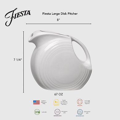 Fiesta 67-oz. Large Disk Pitcher