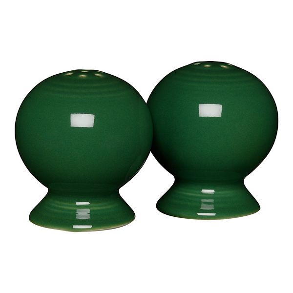 Fiestaware salt outlet and pepper shaker