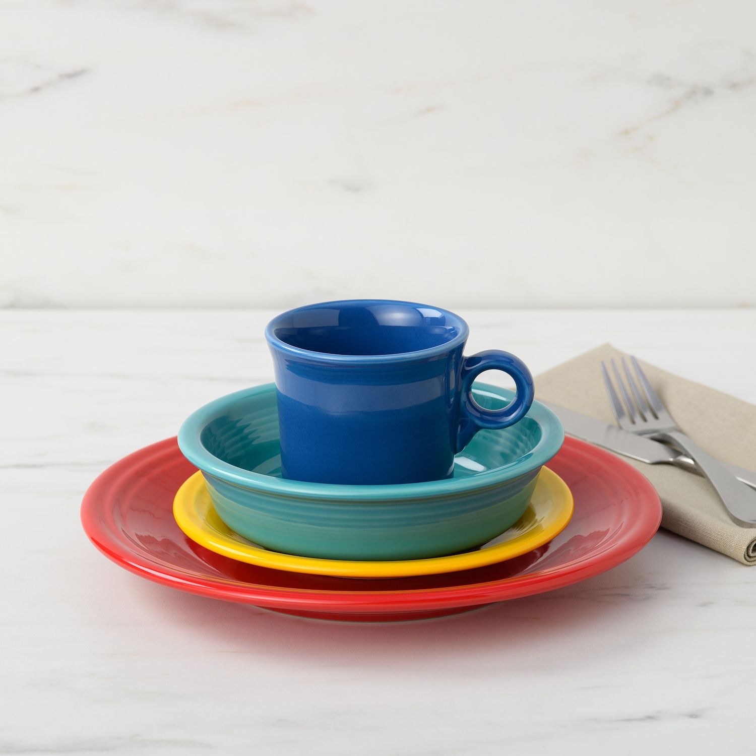 Fiesta Classic Rim Dinnerware Set - Thumbnail 5