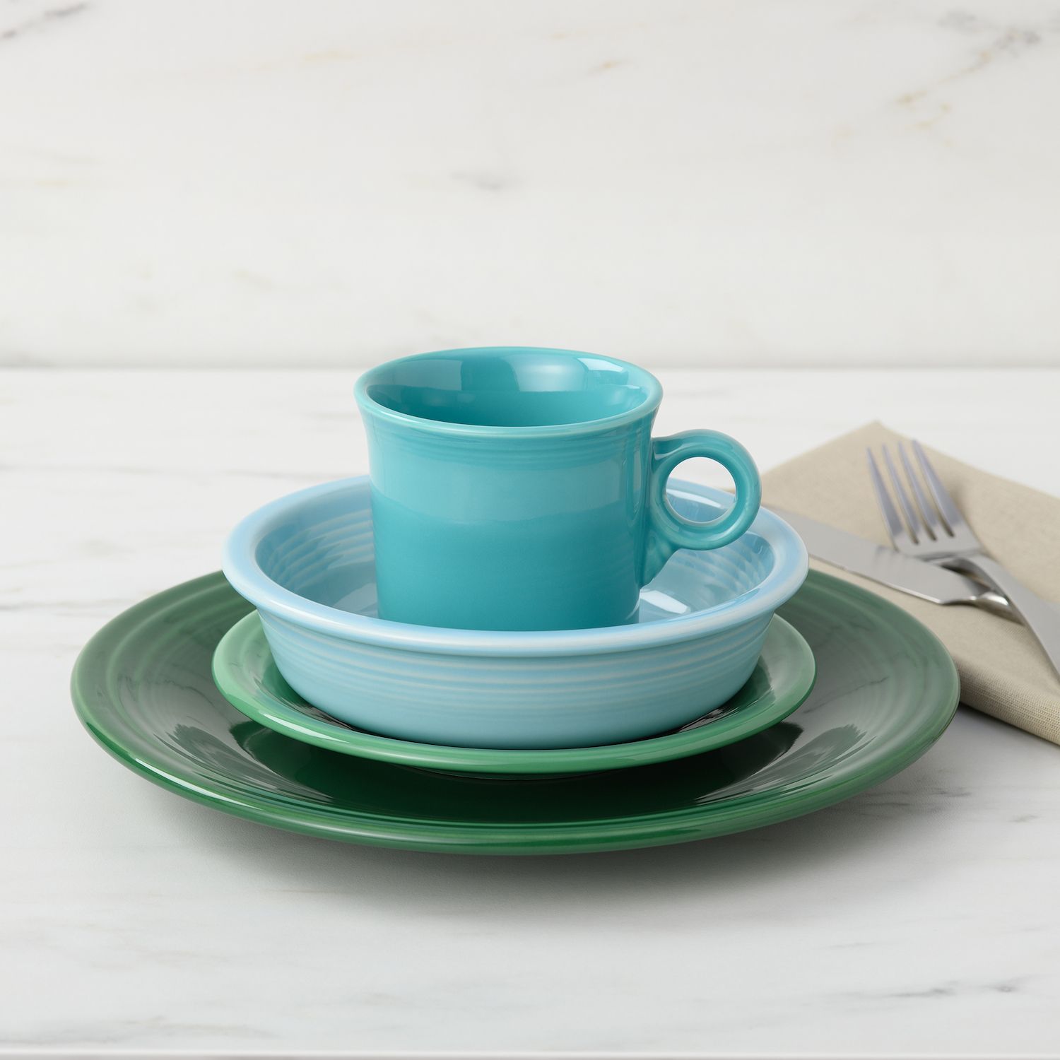 Fiesta Classic Rim Dinnerware Set - Thumbnail 4