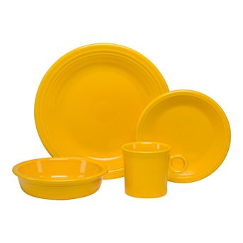 Fiesta Classic Rim 4 pc Dinnerware Set, Service for 1