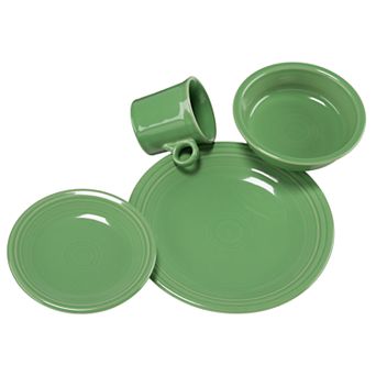 Fiesta Classic Rim 4 pc Dinnerware Set, Service for 1