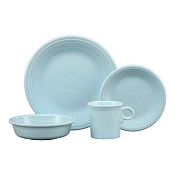 Fiesta Classic Rim 4 pc Dinnerware Set, Service for 1