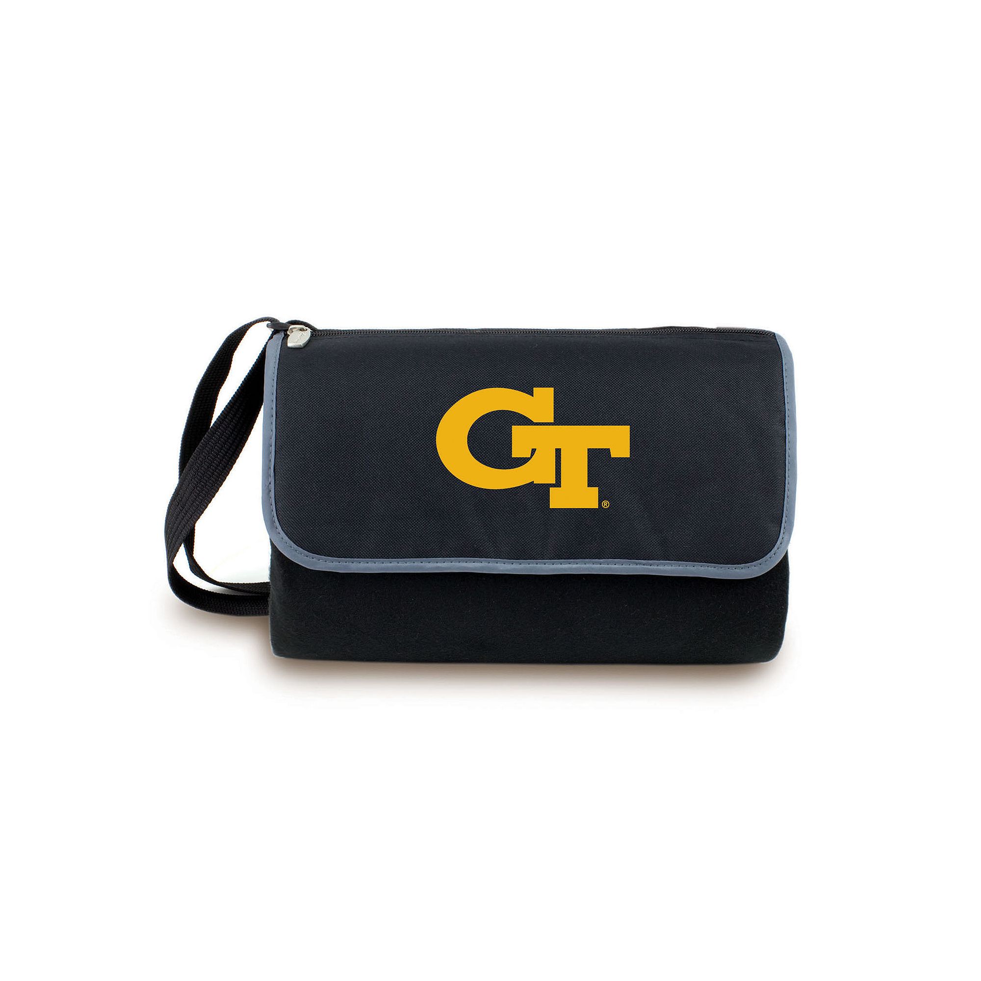 Picnic Time Georgia Tech Yellow Jackets Blanket Tote, Black