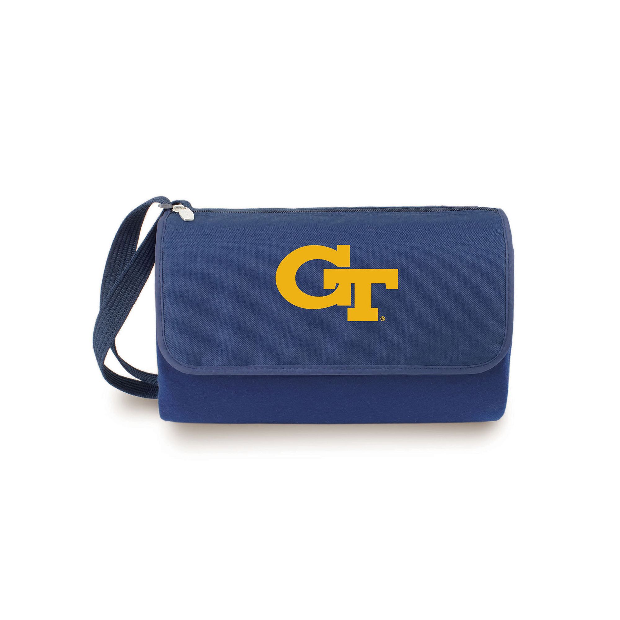 Picnic Time Georgia Tech Yellow Jackets Blanket Tote, Blue