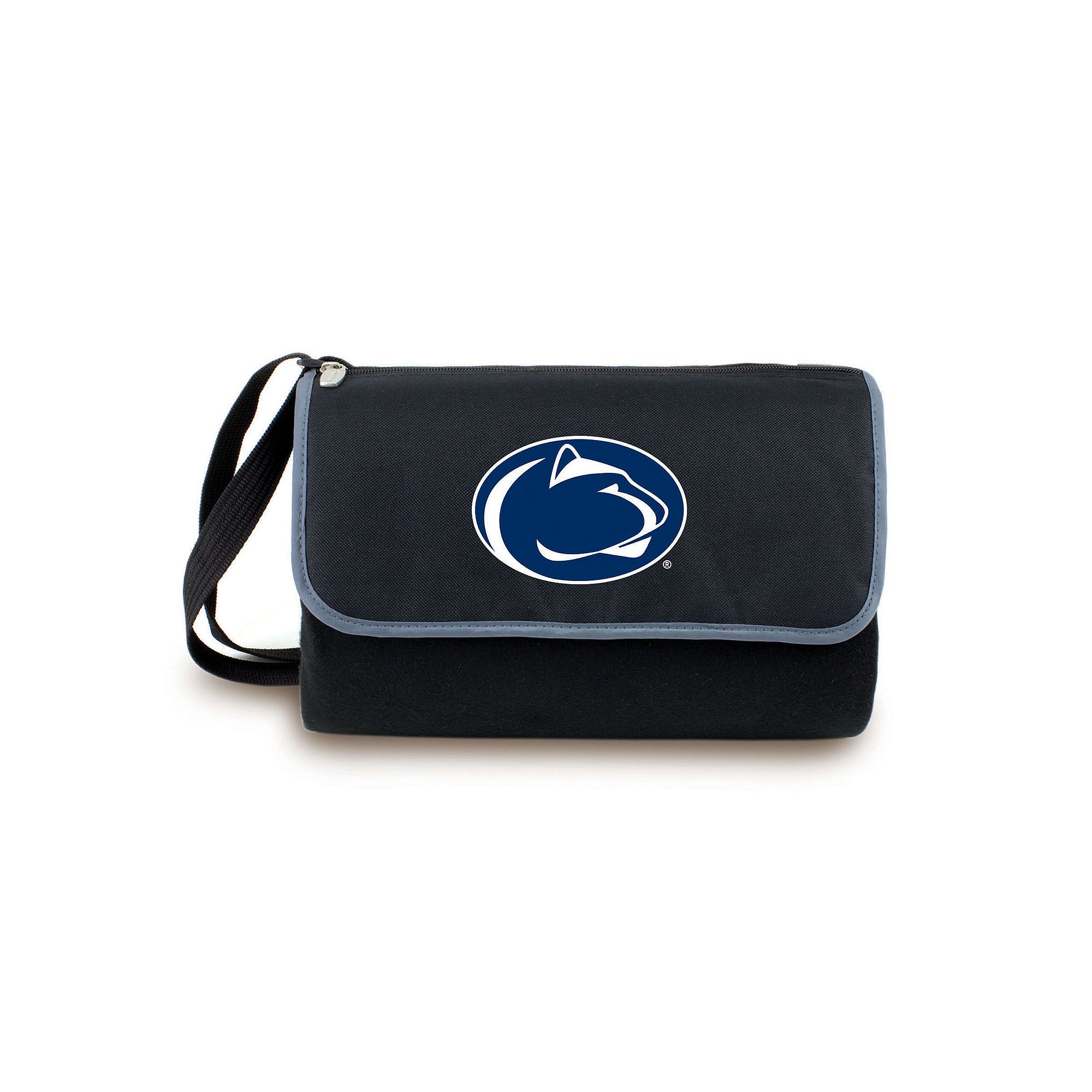 Picnic Time Penn State Nittany Lions Blanket Tote, Black