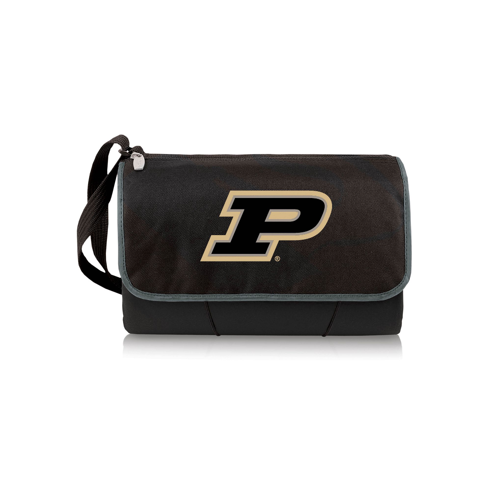 Picnic Time Purdue Boilermakers Blanket Tote, Black