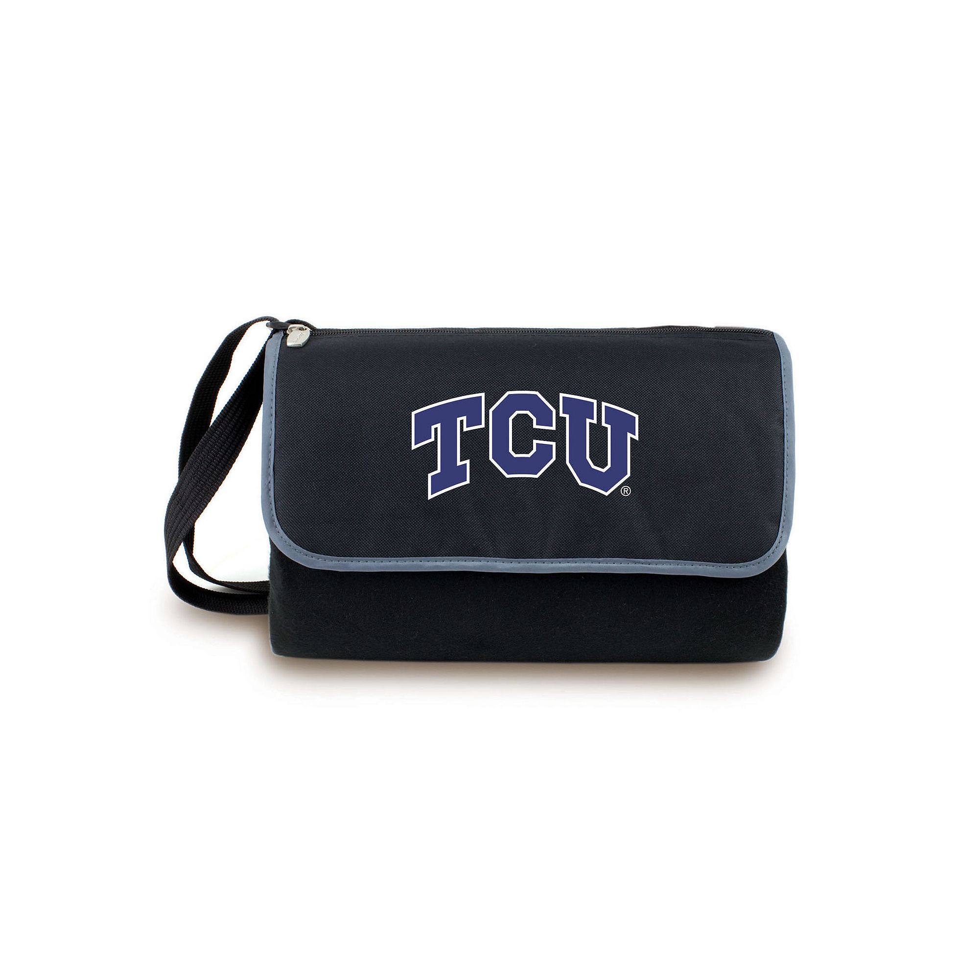 Picnic Time TCU Horned Frogs Blanket Tote, Black