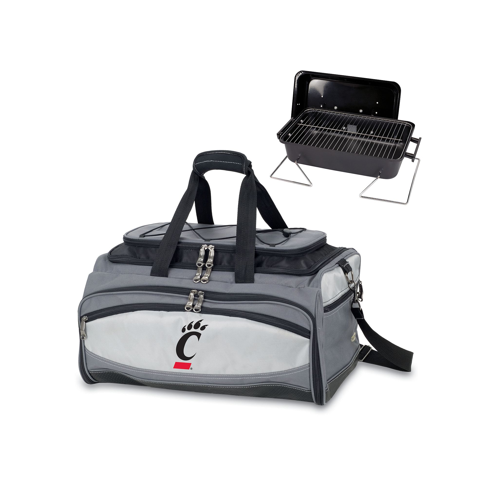 Picnic Time Buccaneer Cincinnati Bearcats Tailgating Cooler & Grill, Grey