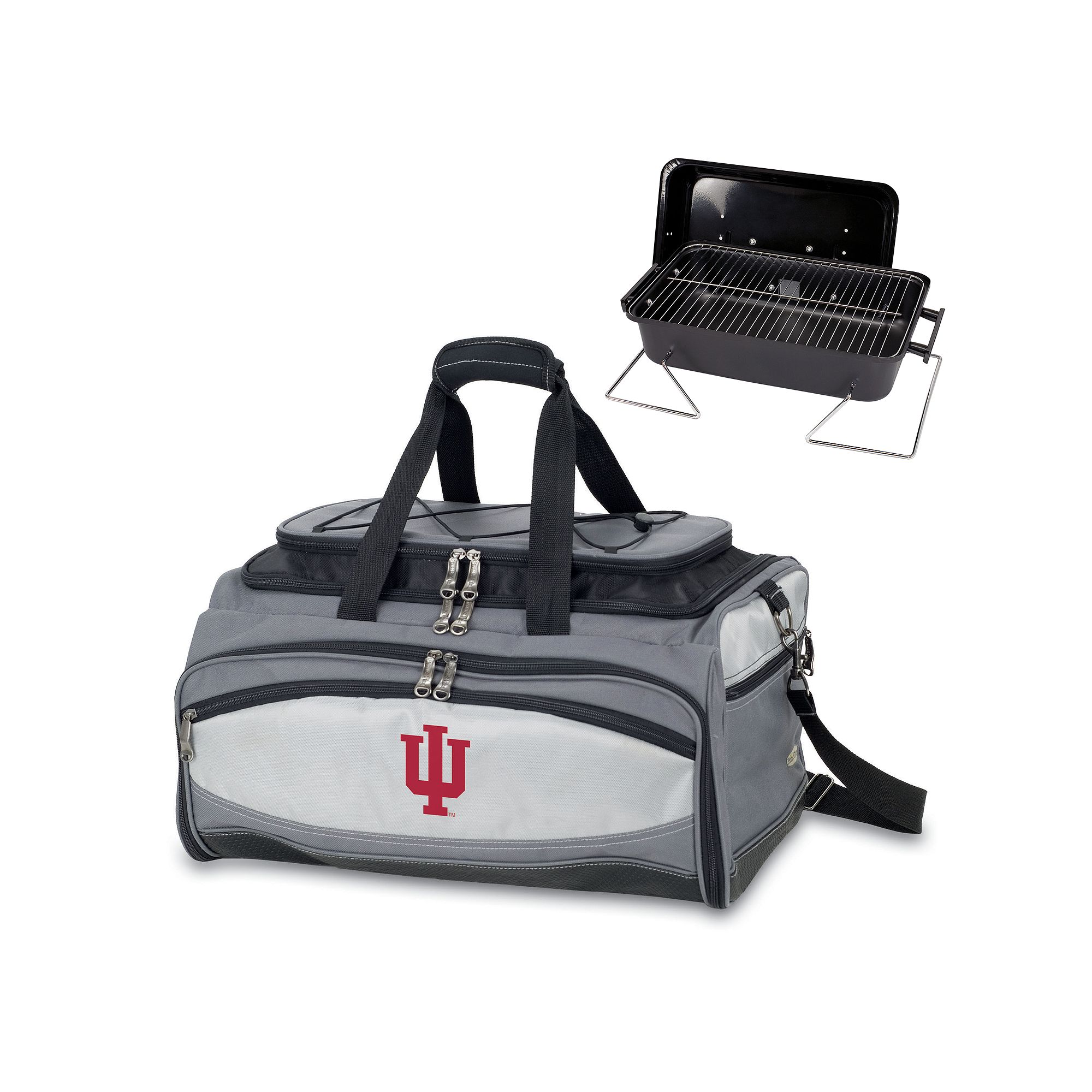 Picnic Time Buccaneer Indiana Hoosiers Tailgating Cooler & Grill, Grey