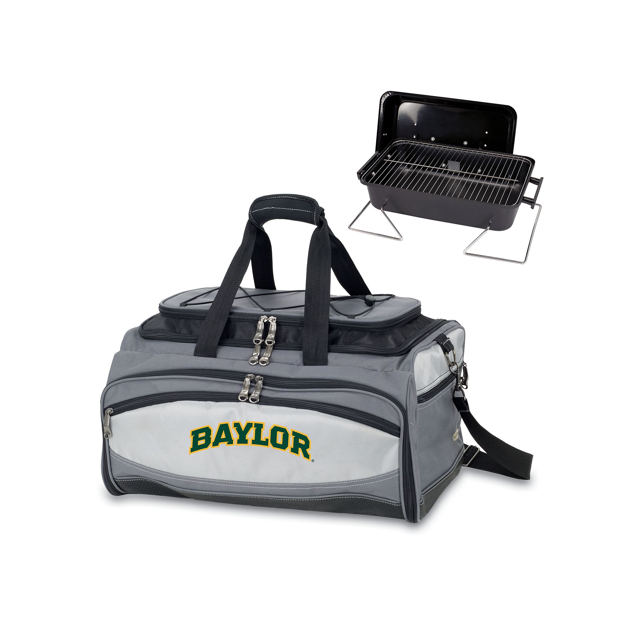 Picnic Time Buccaneer Baylor Bears Tailgating Cooler and Grill, Grey