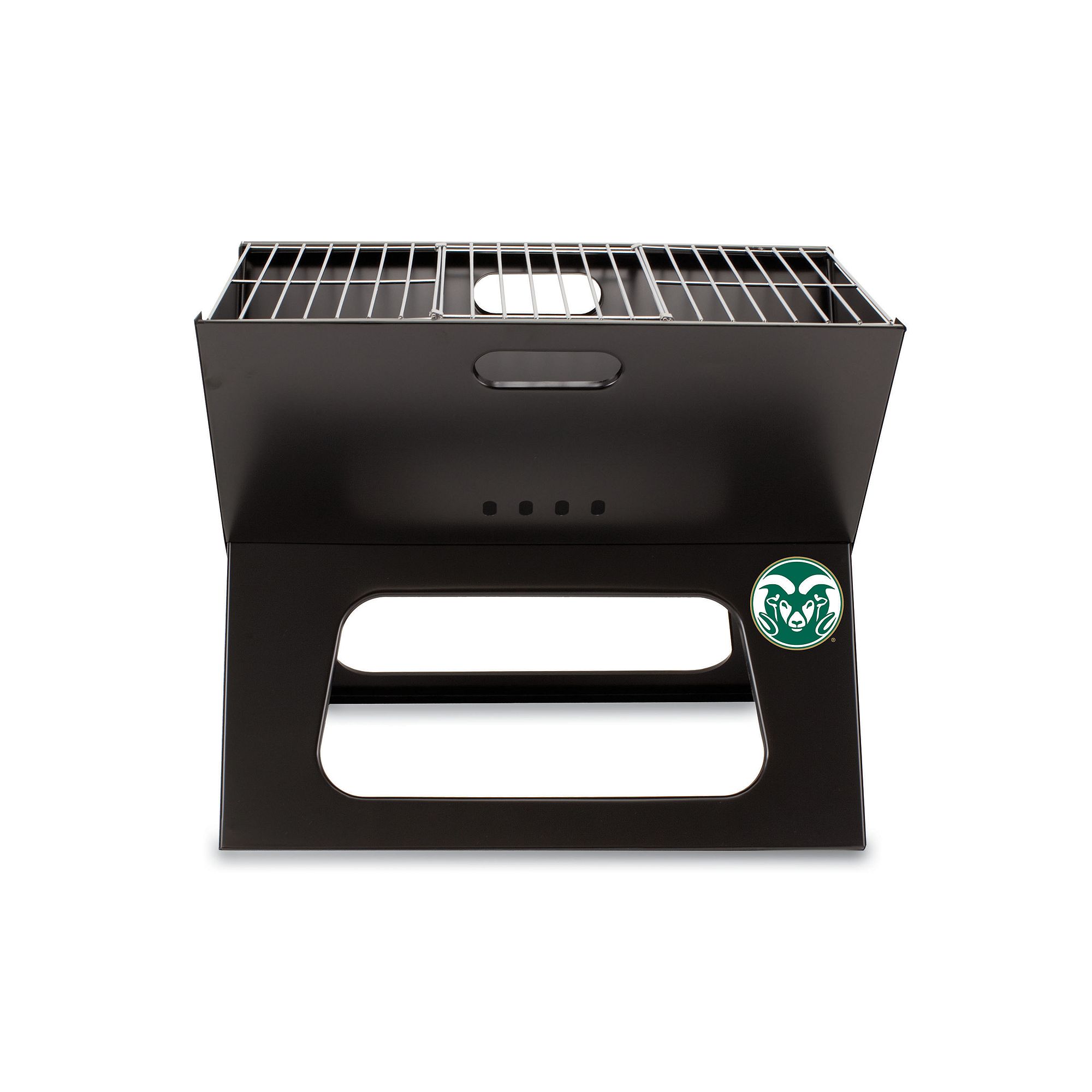 Picnic Time Colorado State Rams Portable X-Grill, Black