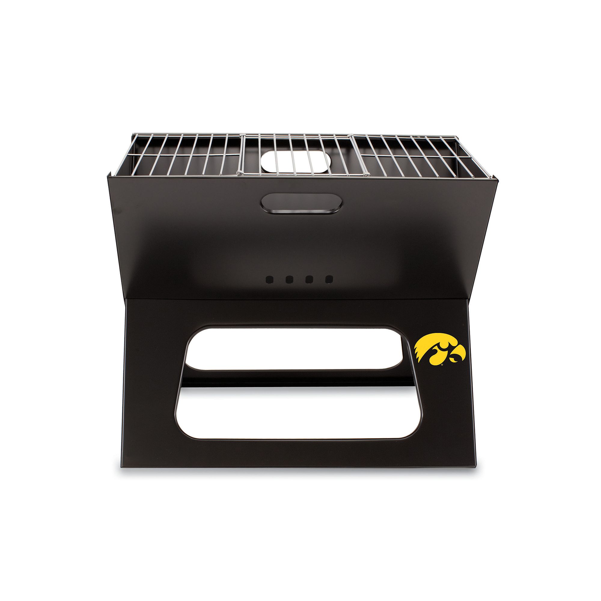 Picnic Time Iowa Hawkeyes Portable X-Grill, Black