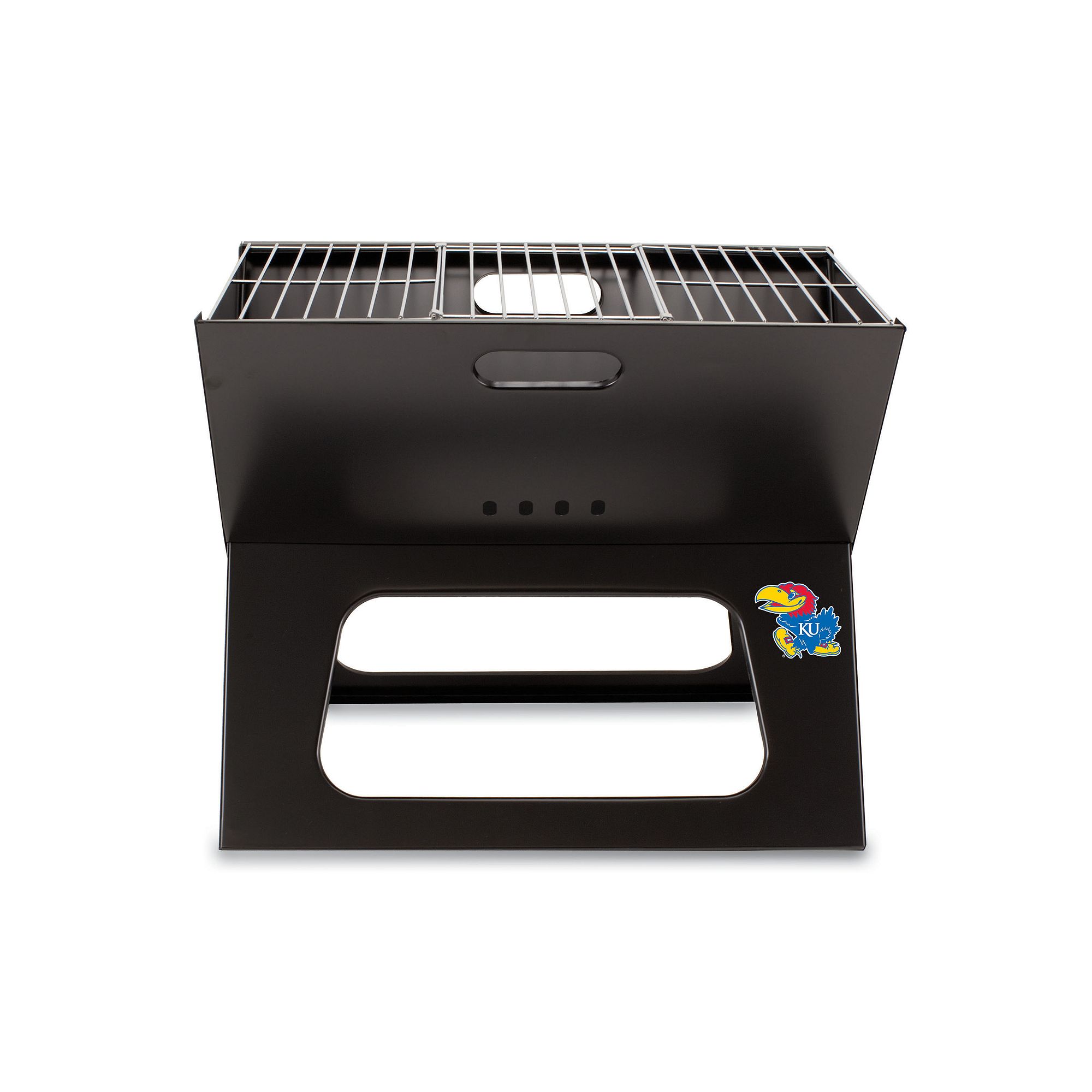 Picnic Time Kansas Jayhawks Portable X-Grill, Black