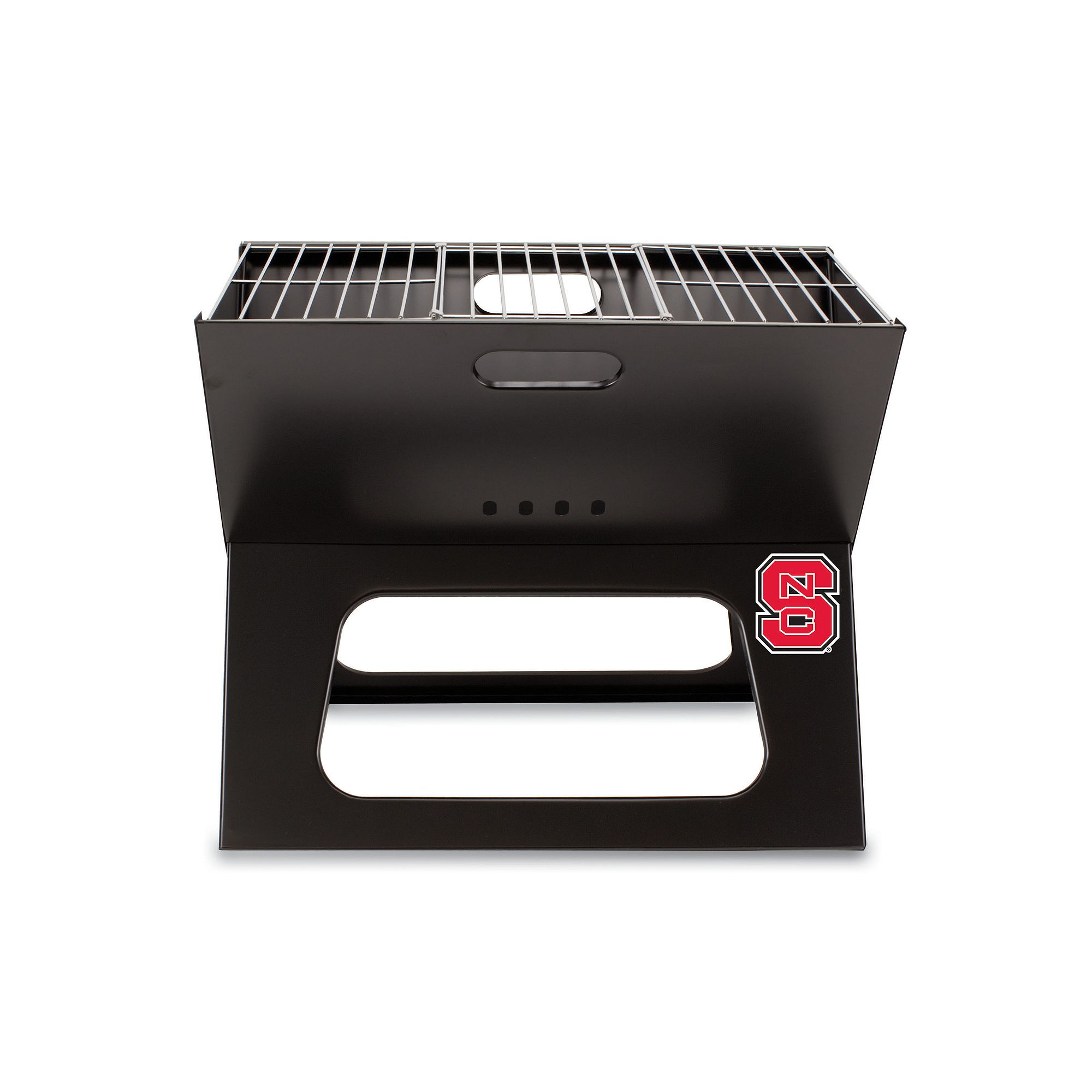 Picnic Time North Carolina State Wolfpack Portable X-Grill, Black