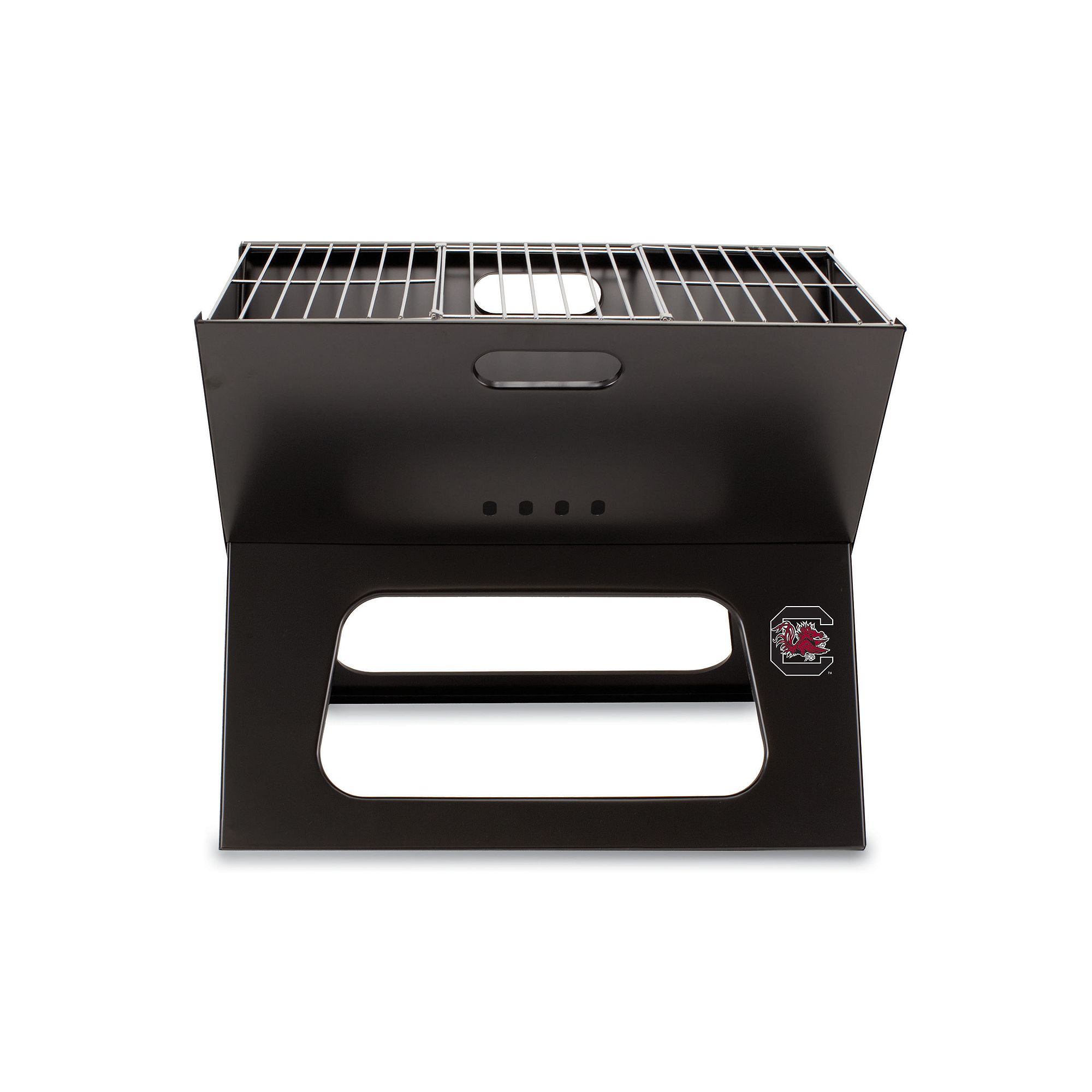 Picnic Time South Carolina Gamecocks Portable X-Grill, Black