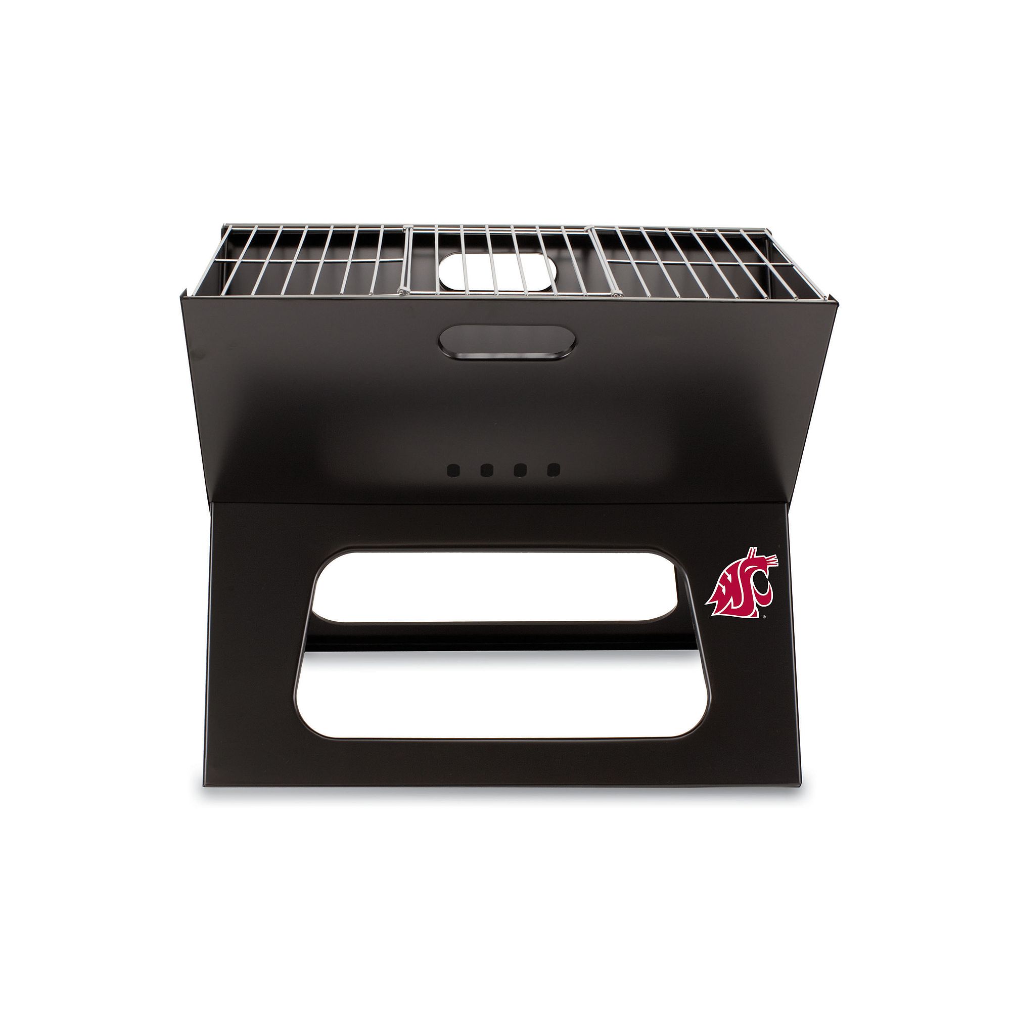 Picnic Time Washington State Cougars Portable X-Grill, Black